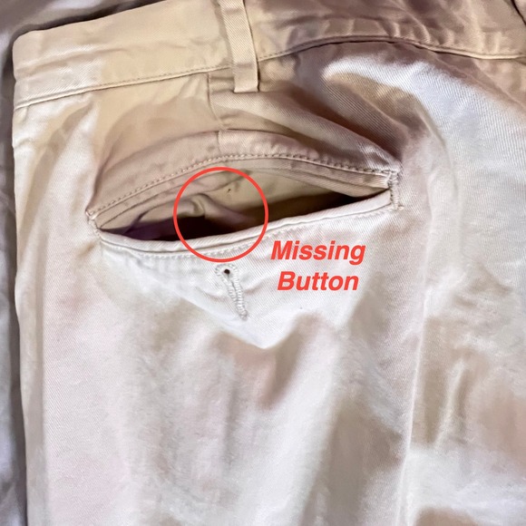 Polo Ralph Lauren Men Khaki Chino Pants Straight Fit 40x30 Casual Khakis - Picture 4 of 11